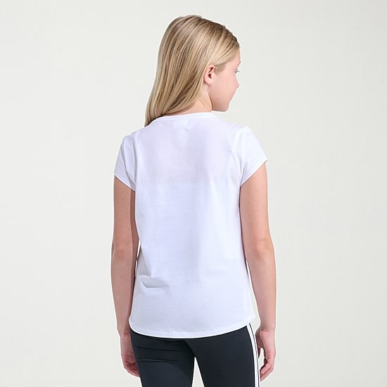 adidas Big Kid Girls Crew Neck Short Sleeve Regular Fit Graphic T-Shirt