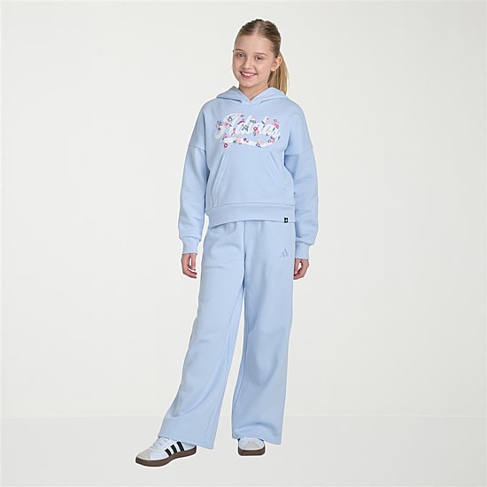 adidas Big Kid Girls Long Sleeve Fleece Active Hoodie