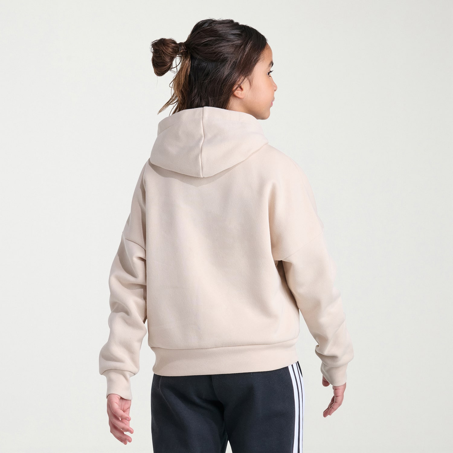 adidas Big Kid Girls Long Sleeve Fleece Active Hoodie