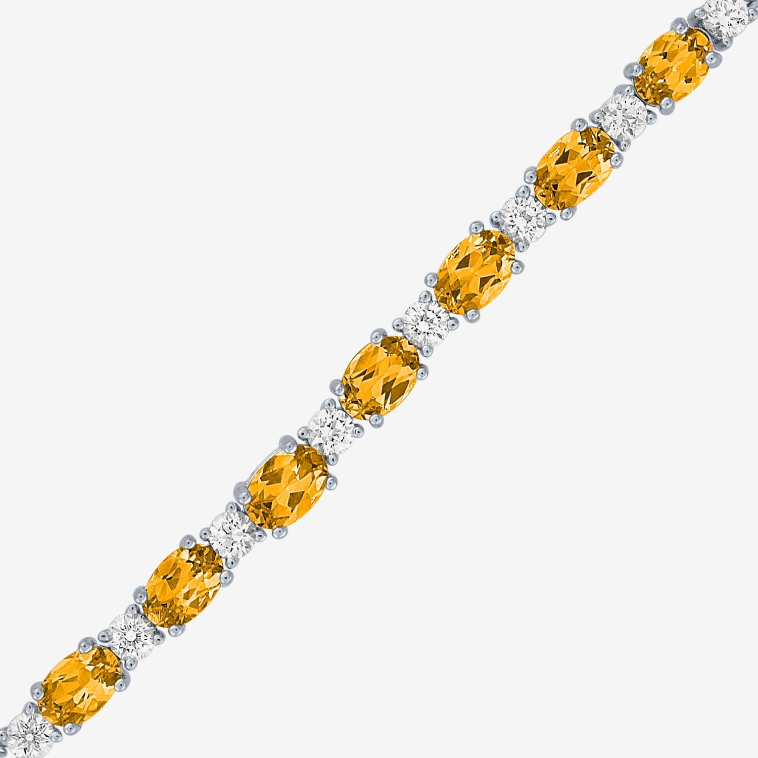 Gemstone Pure Silver Over Brass Bolo Bracelet