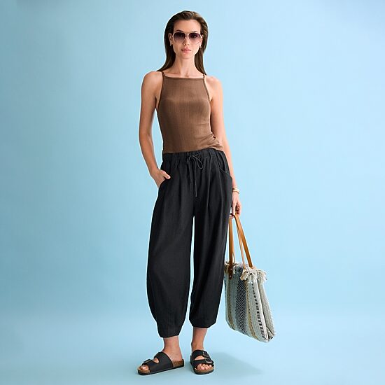 a.n.a Apron Tank + Linen Balloon Pants