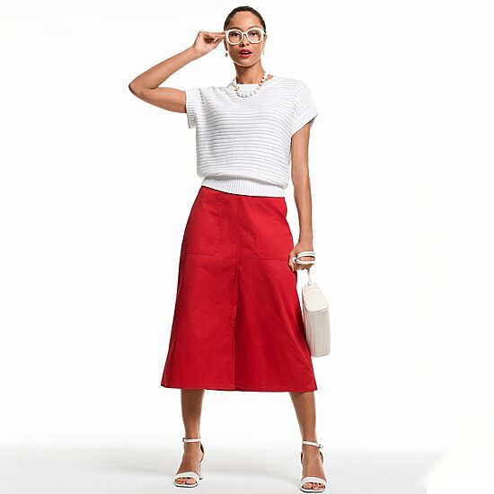 Liz Claiborne 50th Anniversary Collection Sweater + Midi Skirt