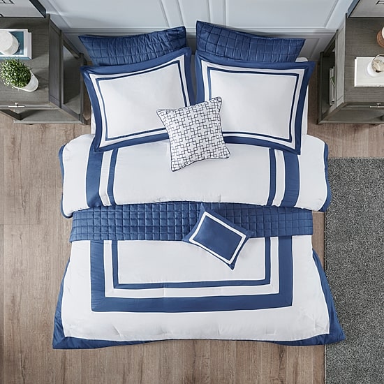Madison Park Lexington 8-pc. Comforter and Coverlet Set