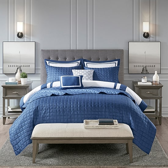Madison Park Lexington 8-pc. Comforter and Coverlet Set