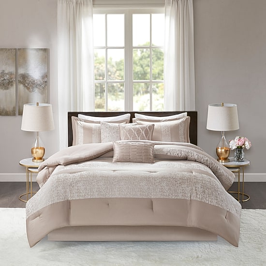 Madison Park Elicia 7-pc. Chenille Jacquard Comforter Set