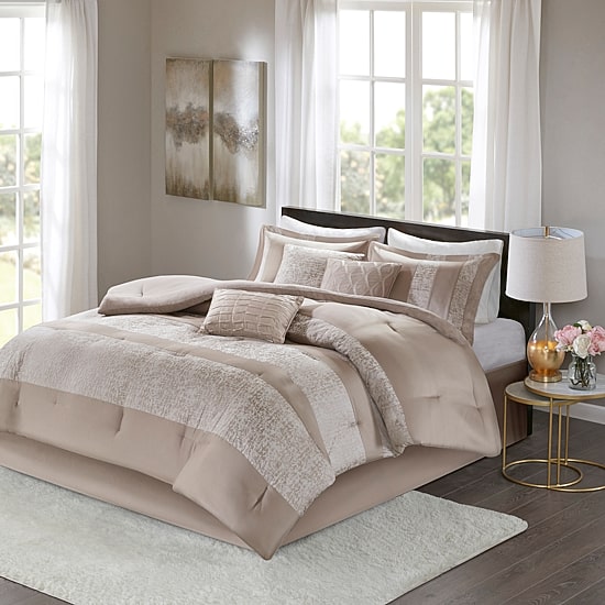 Madison Park Elicia 7-pc. Chenille Jacquard Comforter Set