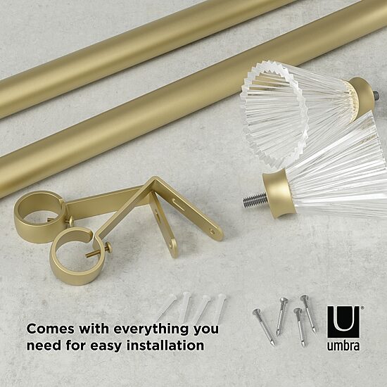 Umbra Tutu 1 IN Adjustable Curtain Rod