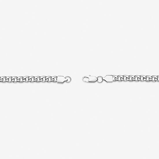 Mens Stainless Steel 7mm Curb Chain Necklace