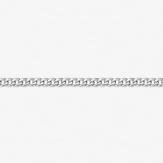 Mens Stainless Steel 7mm Curb Chain Necklace