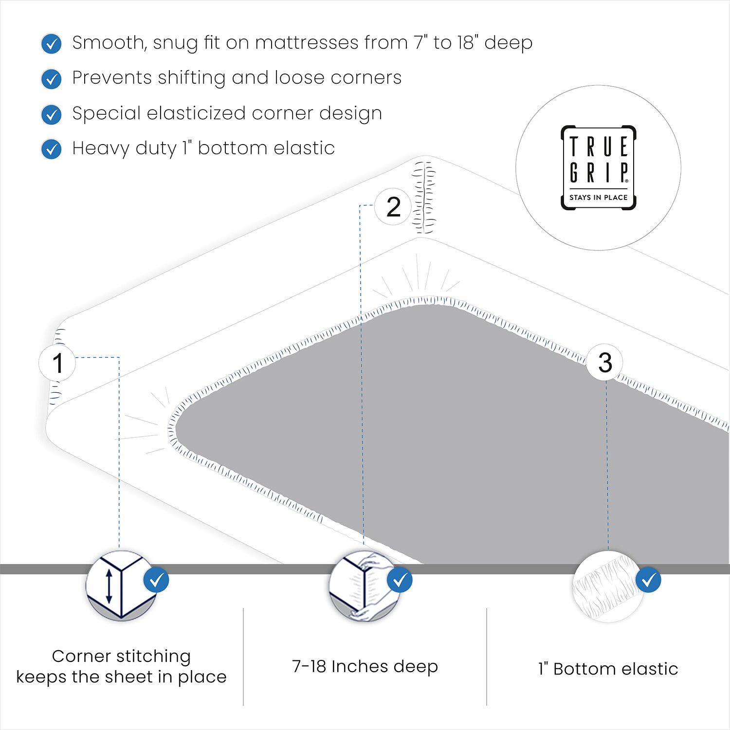Purity Home 100% Cotton Ultra-Soft & Silky, Wrinkle-Resistant Sheet Set Pillowcases