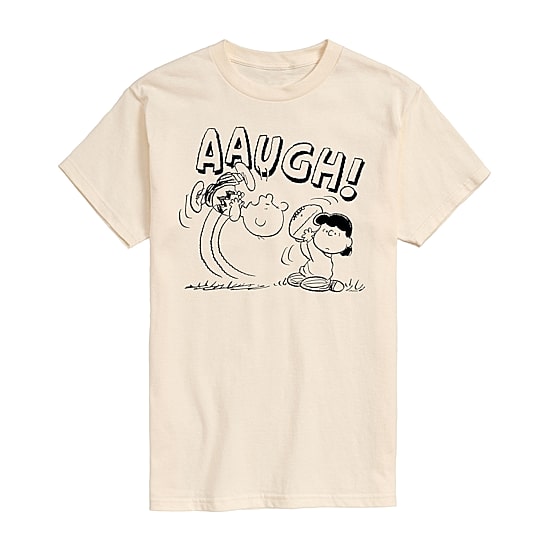 Mens Short Sleeve Peanuts Graphic T-Shirt