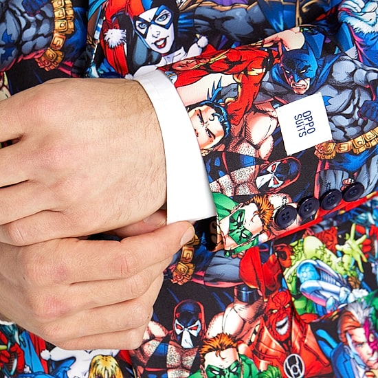 Opposuits Dc Comics Mens 3-pc. Suit Set