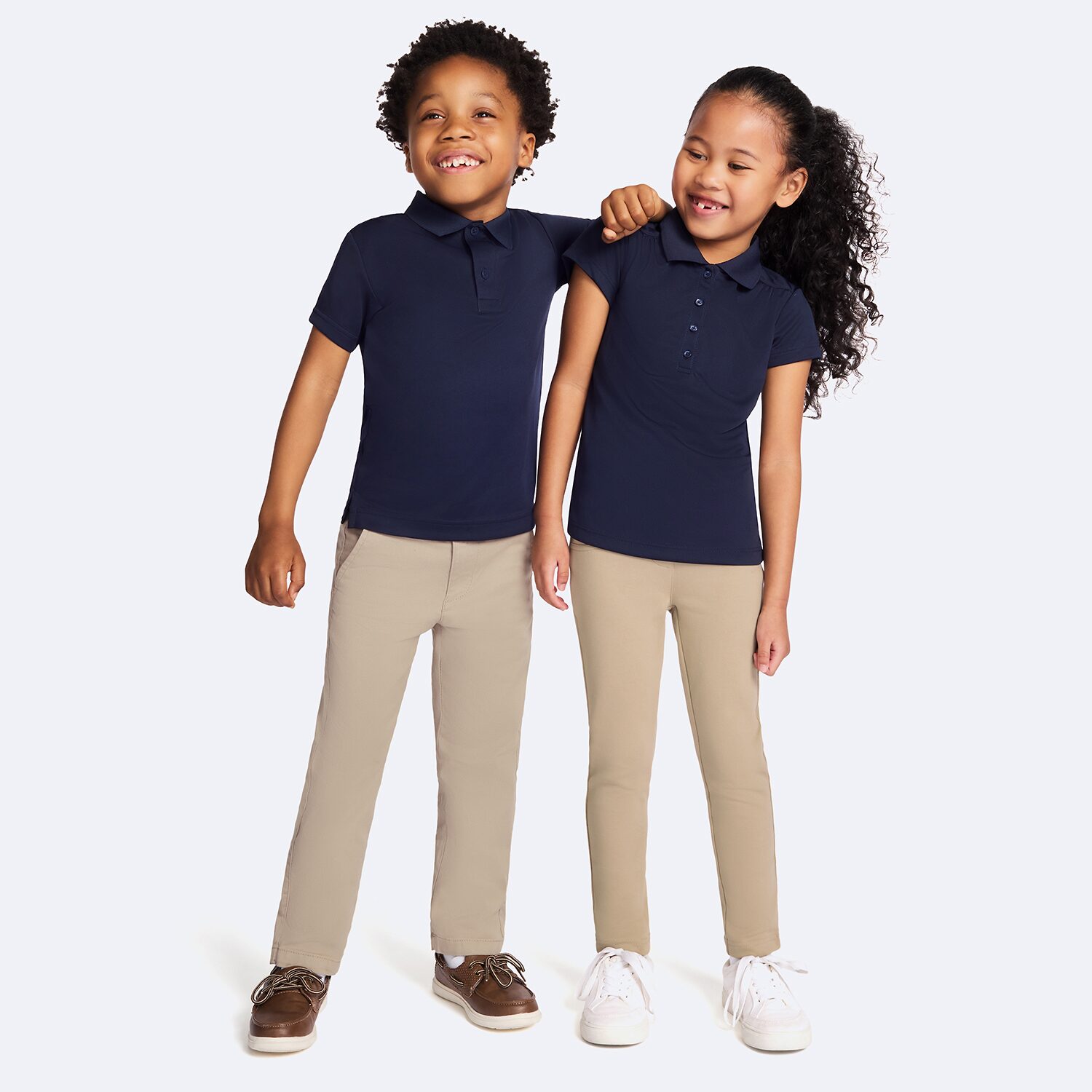 IZOD Performance Mesh Boys Short Sleeve Regular Fit Wrinkle Resistant Moisture Wicking Polo Shirt