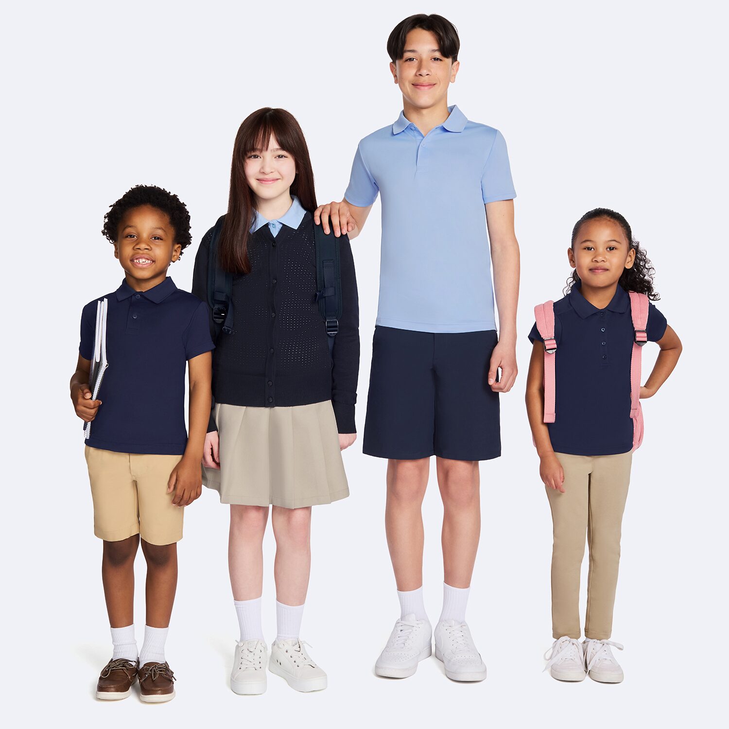 IZOD Performance Mesh Boys Short Sleeve Regular Fit Wrinkle Resistant Moisture Wicking Polo Shirt