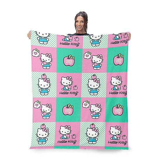 Northwest Hello Kitty Apple Boxes 50x70 Hello Kitty Lightweight Throw
