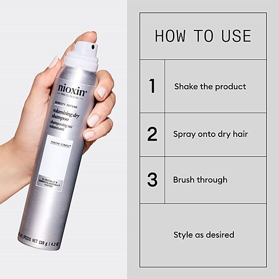 Nioxin® Density Defend Volumizing Dry Shampoo 4.2 oz.