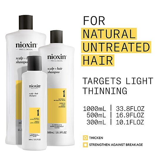 Nioxin® System 1 Scalp + Hair Shampoo 33.8 oz.