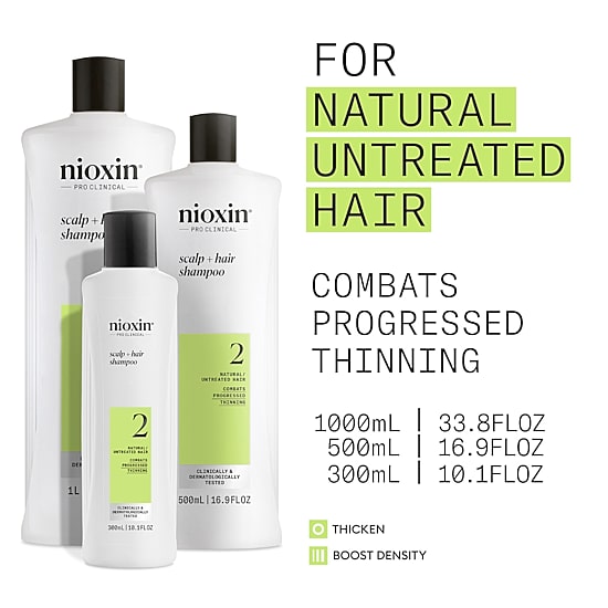 Nioxin® System 2 Scalp + Hair Shampoo 33.8 oz.