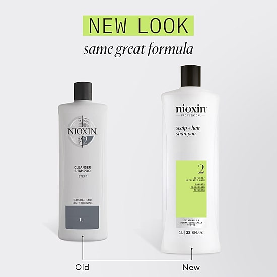 Nioxin® System 2 Scalp + Hair Shampoo 33.8 oz.