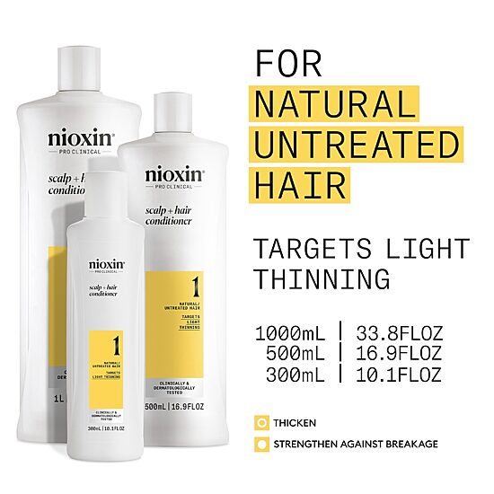 Nioxin® System 1 Scalp Care + Hair Conditioner 33.8 oz.