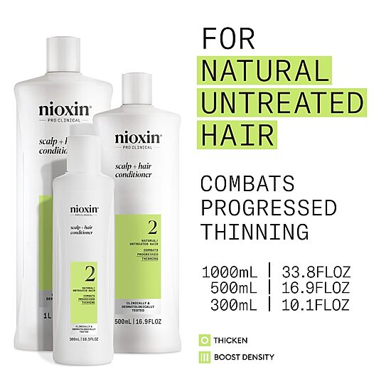Nioxin® System 2 Scalp Care + Hair Conditioner 33.8 oz.