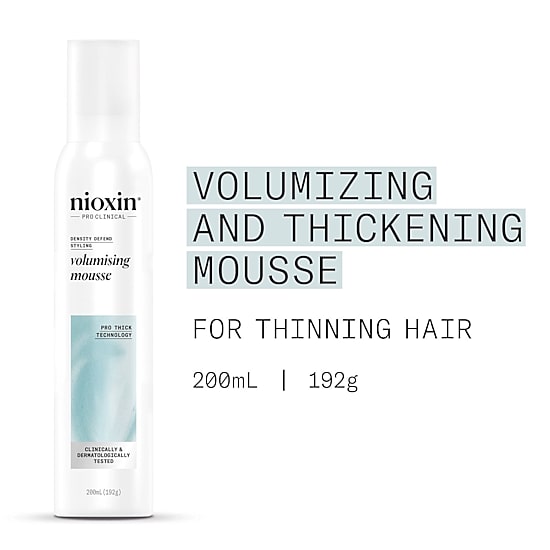 Nioxin® Density Defend Styling Volumizing + Thickening Hair Mousse 6.7 oz.