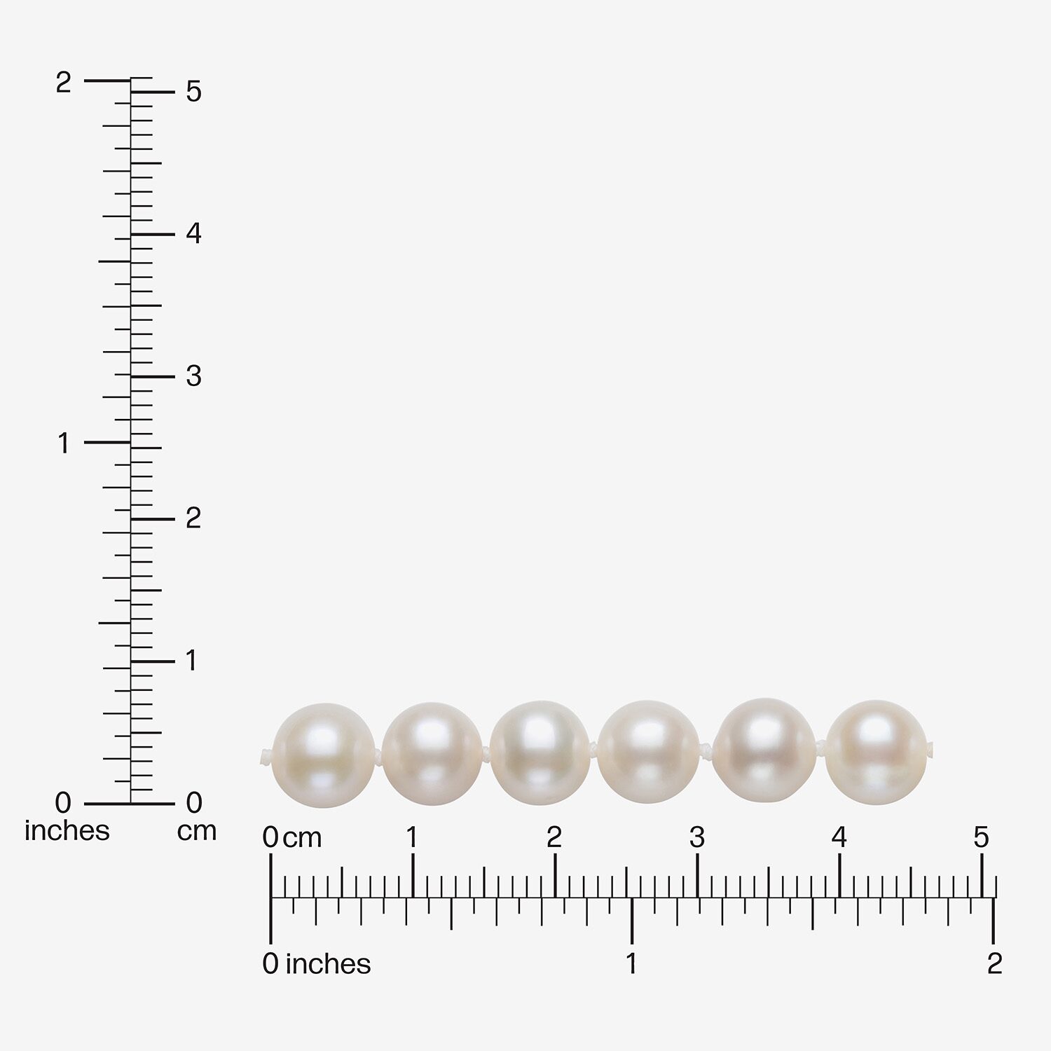 Cultured Freshwater Pearl 18 Inch Strand Necklace in 14K Gold