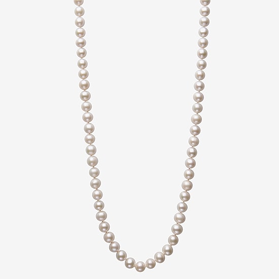 Sofia Womens White 24 Inch Strand Necklace