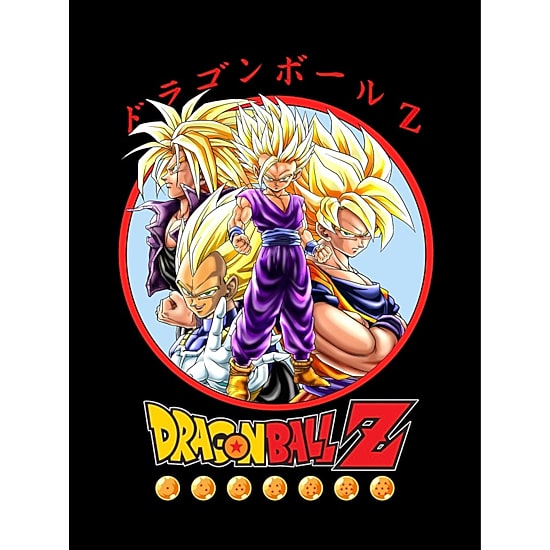 Novelty Mens Crew Neck Short Sleeve Relaxed Fit Dragon Ball Z Graphic T-Shirt