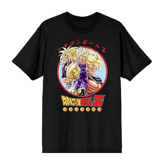 Novelty Mens Crew Neck Short Sleeve Relaxed Fit Dragon Ball Z Graphic T-Shirt