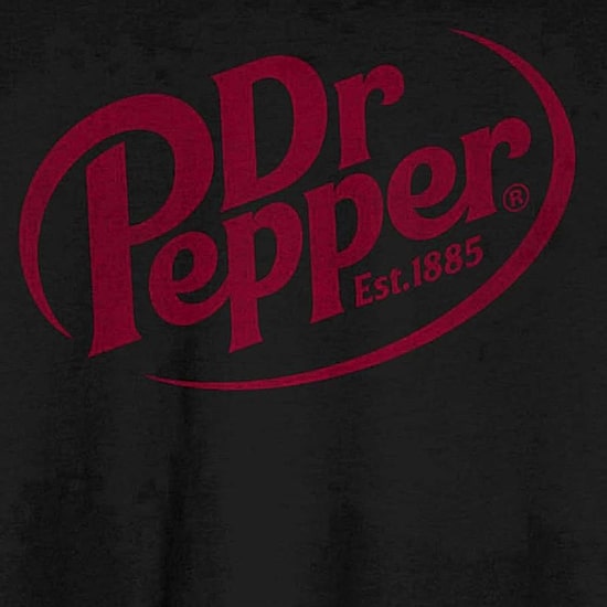 Novelty Dr. Pepper Mens Crew Neck Short Sleeve Relaxed Fit Graphic T-Shirt