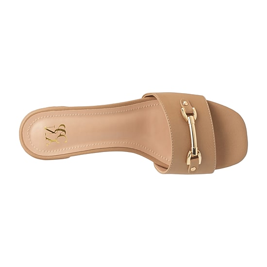 New York & Company Womens Maxine Slide Sandals