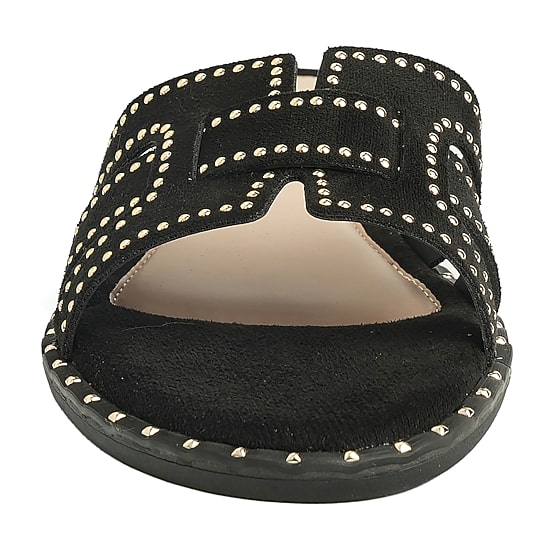 New York & Company Womens Zora Slide Sandals