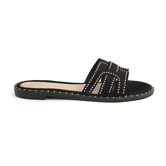 New York & Company Womens Zora Slide Sandals