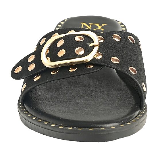 New York & Company Womens Westly Slide Sandals