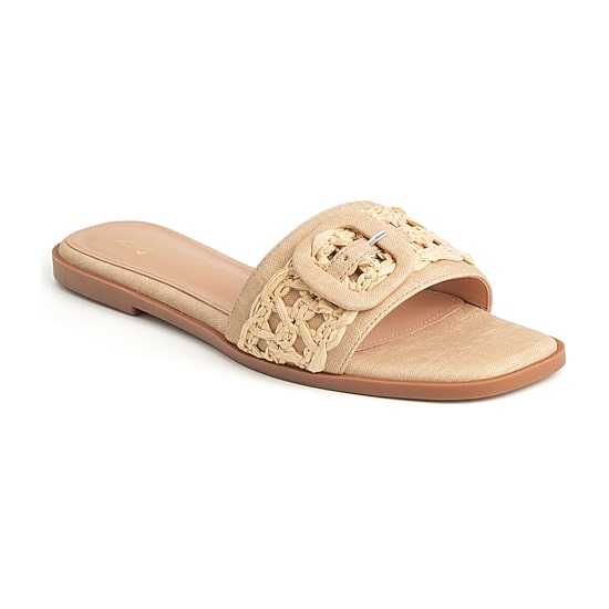 New York & Company Womens Amber Slide Sandals