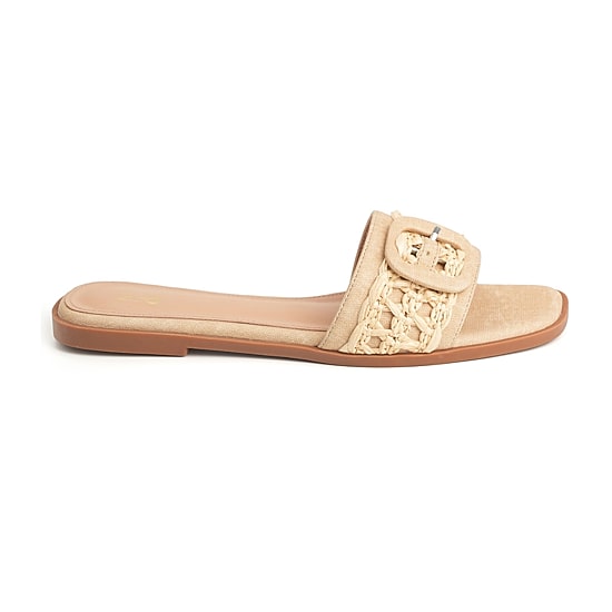New York & Company Womens Amber Slide Sandals