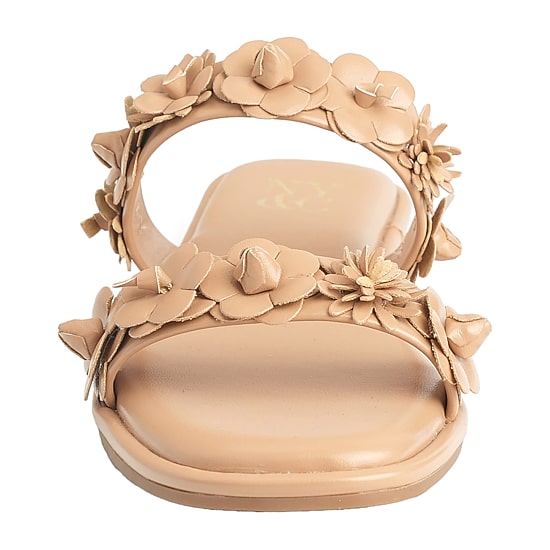 New York & Company Womens Poppy Slide Sandals
