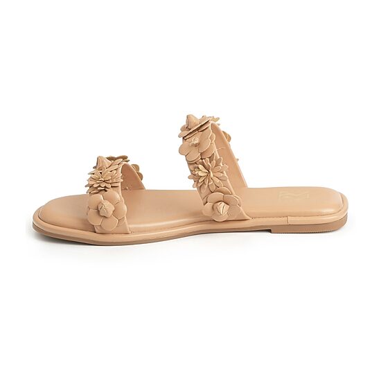 New York & Company Womens Poppy Slide Sandals