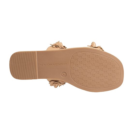 New York & Company Womens Poppy Slide Sandals