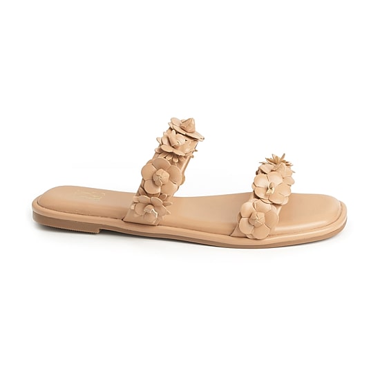 New York & Company Womens Poppy Slide Sandals