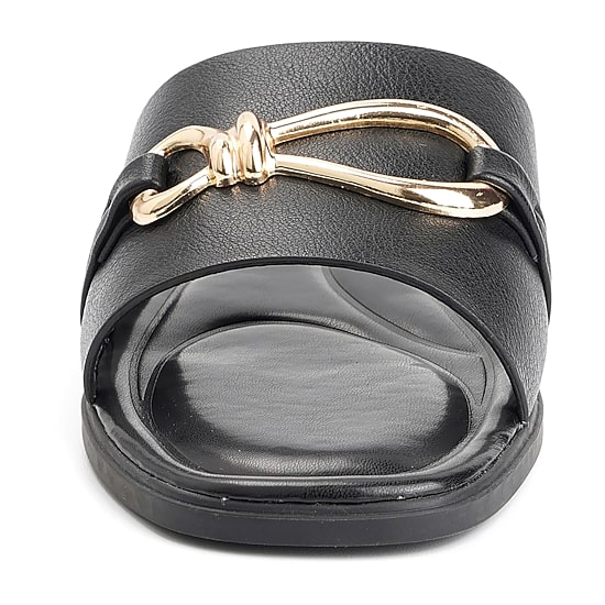 New York & Company Womens Rayla Slide Sandals