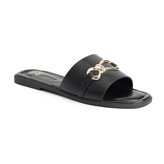 New York & Company Womens Rayla Slide Sandals