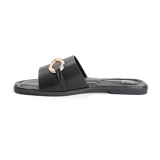 New York & Company Womens Rayla Slide Sandals