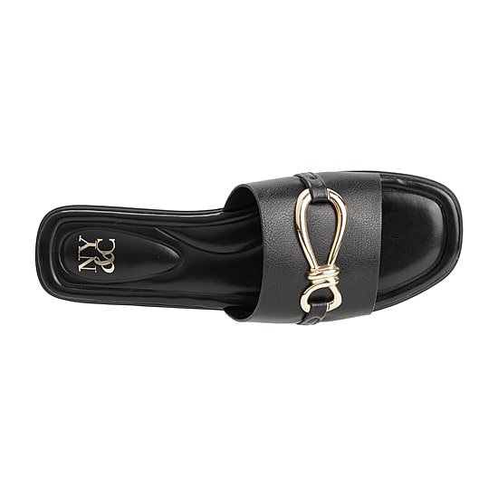 New York & Company Womens Rayla Slide Sandals
