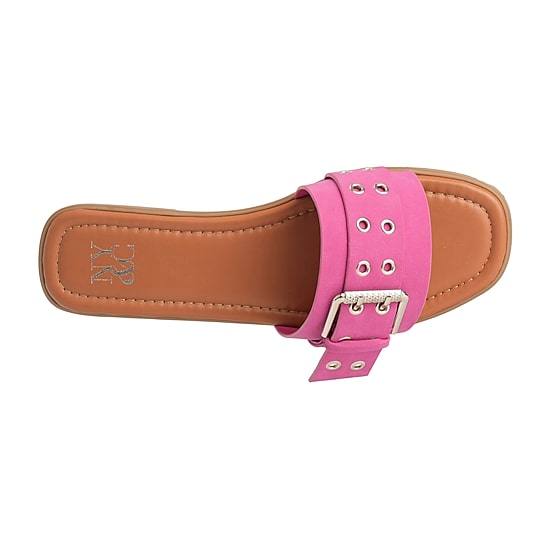 New York & Company Womens Rey Slide Sandals