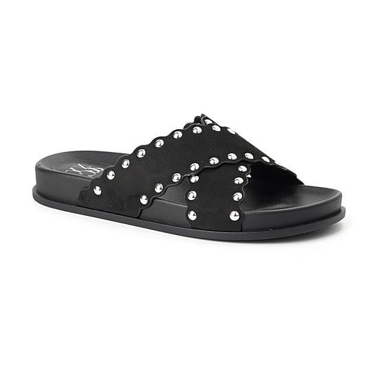 New York & Company Womens Barnett Slide Sandals