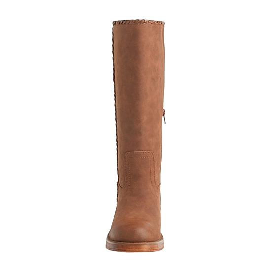 New York & Company Womens Carmen Stacked Heel Over the Knee Boots