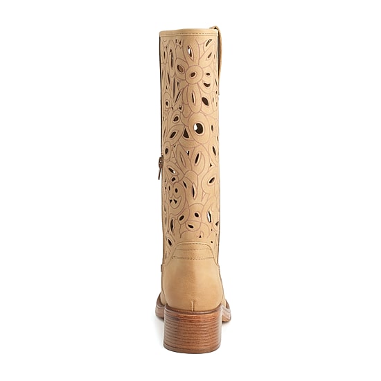 New York & Company Womens Curtis Stacked Heel Over the Knee Boots