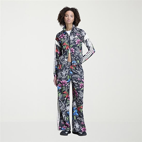 adidas Farm Rio Womens Wide Leg Mid Rise Loose Fit Track Pant